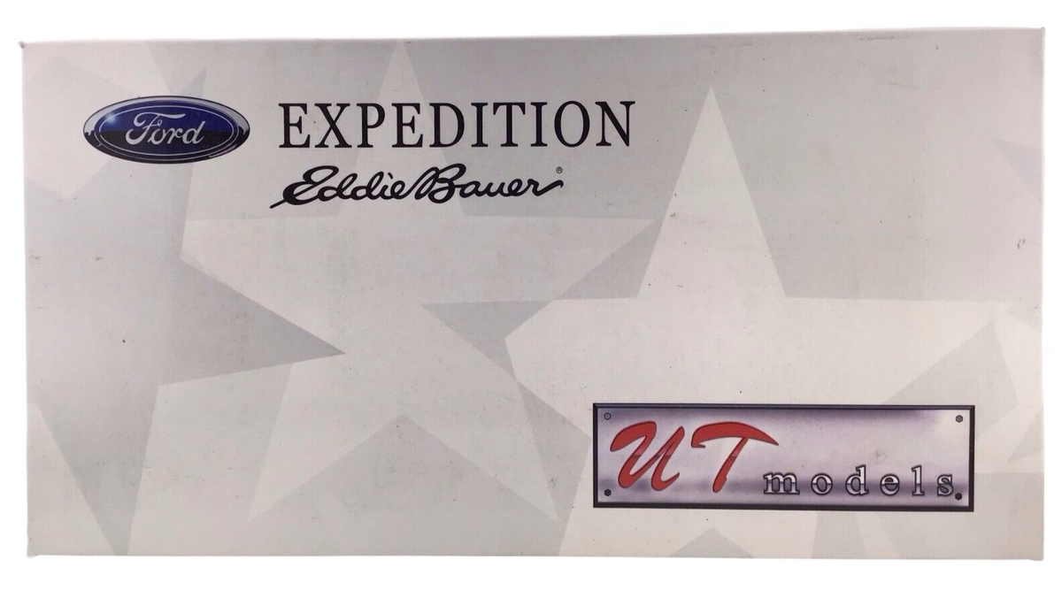 UT Models FORD Expedition EDDIE BAUER Die-Cast 1:18 Scale Black