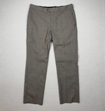 Perry Ellis Dress Pants Mens 36W 32L Gray Casual Work Office Business Portfolio