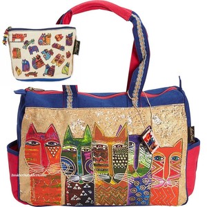 laurel burch large tote bag