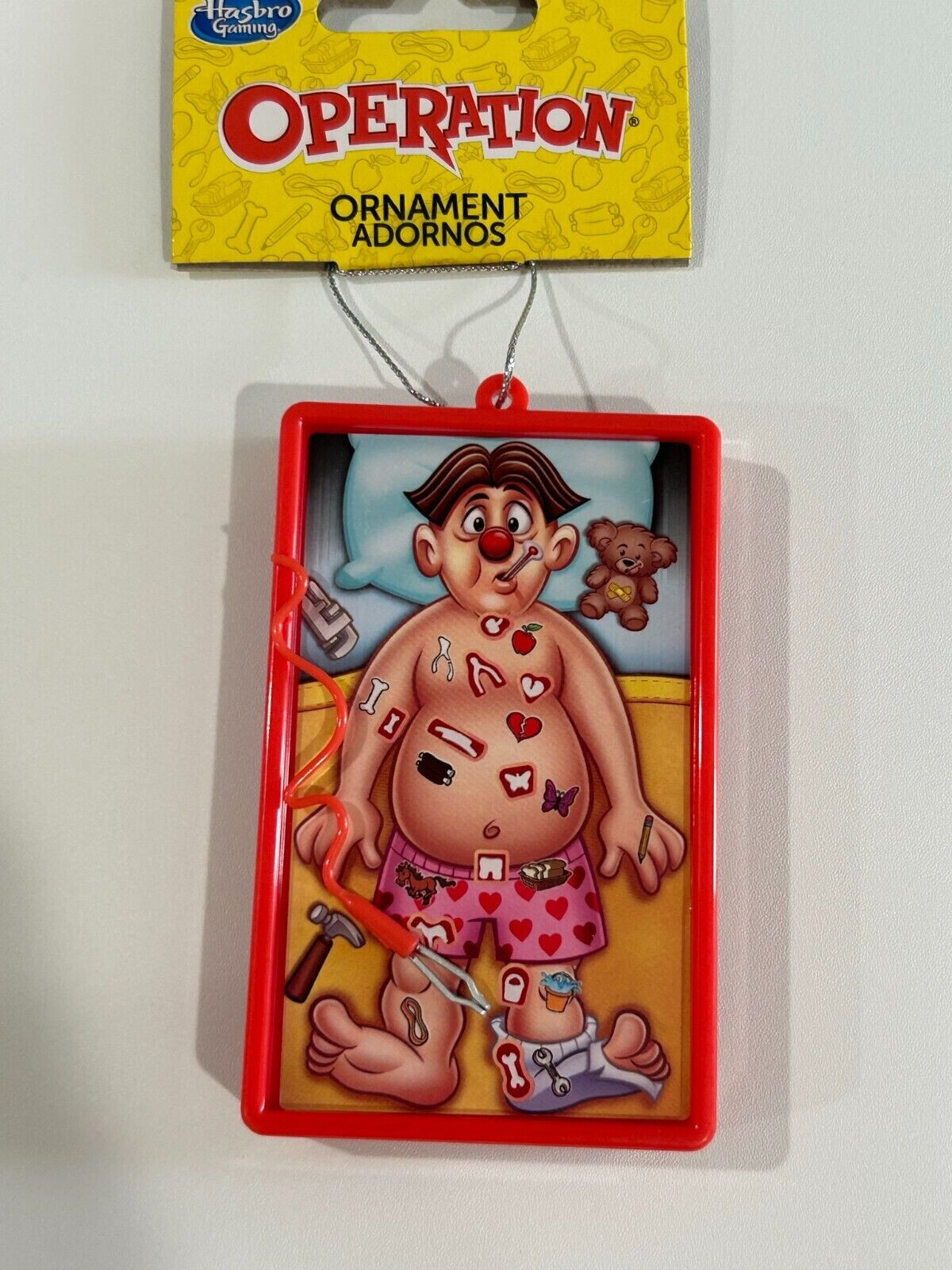 Operation Board Game Hasbro Games Christmas Ornament XMAS 2023 Brand NEW