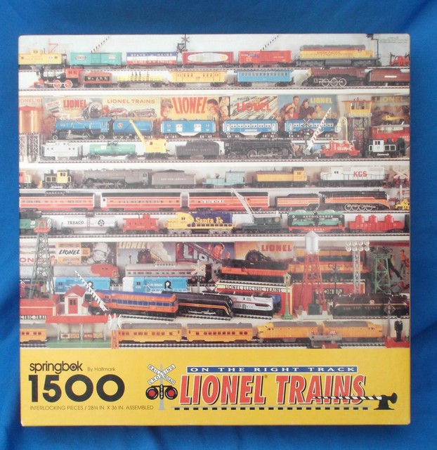 PZL9026 Springbok 1500 Pcs Puzzle on The Right Track Lionel Trains for