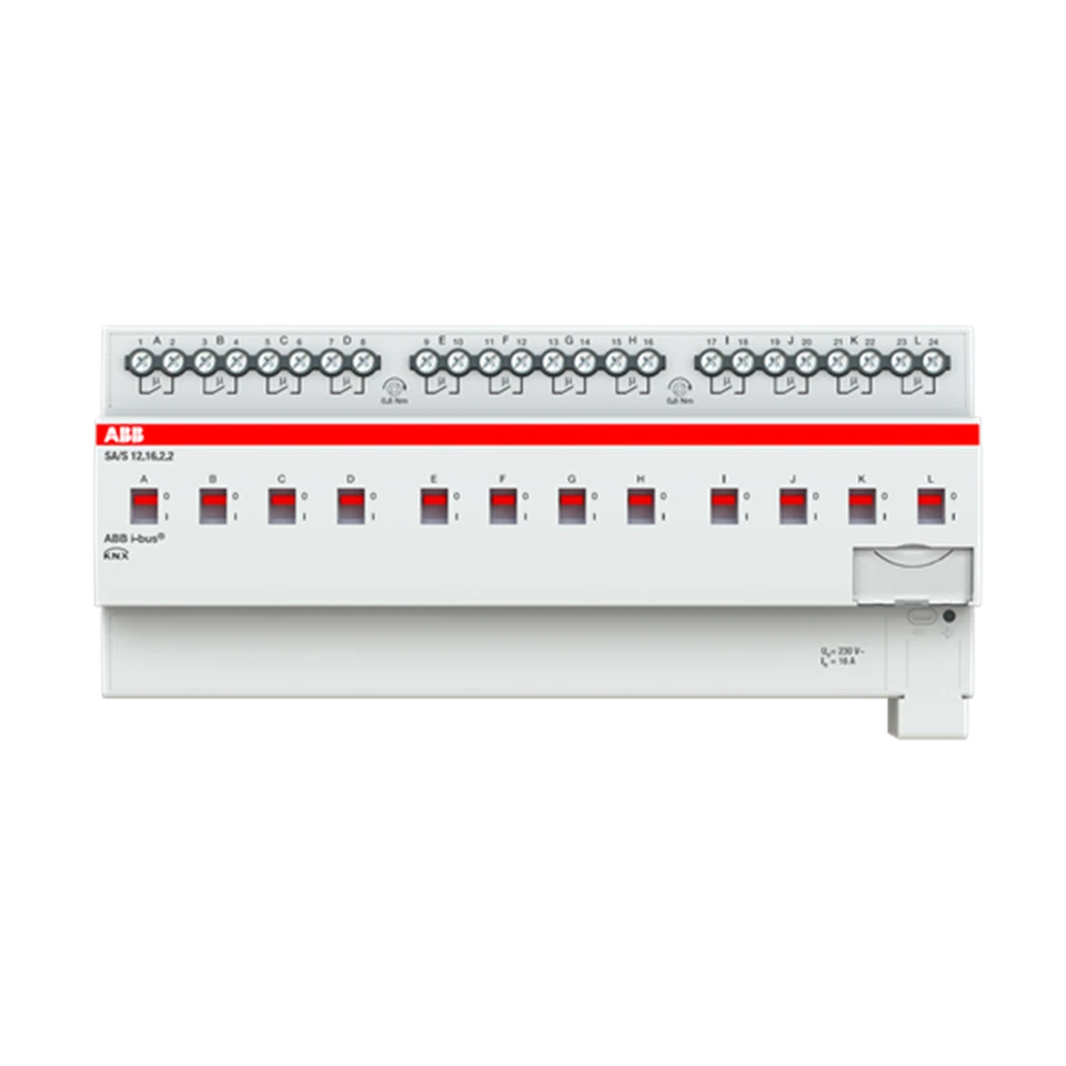 ABB SA/S 12.16.2.2 EIB KNX Schaltaktor 12fach 16A mit Handb. neu OVP versiegelt - Bild 1 von 1