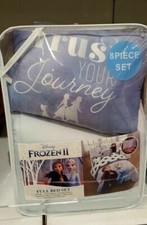 DISNEY FROZEN EIGHT PIECE FULL SIZE BED SET COLOR BLUE NEW IN PACKAGE