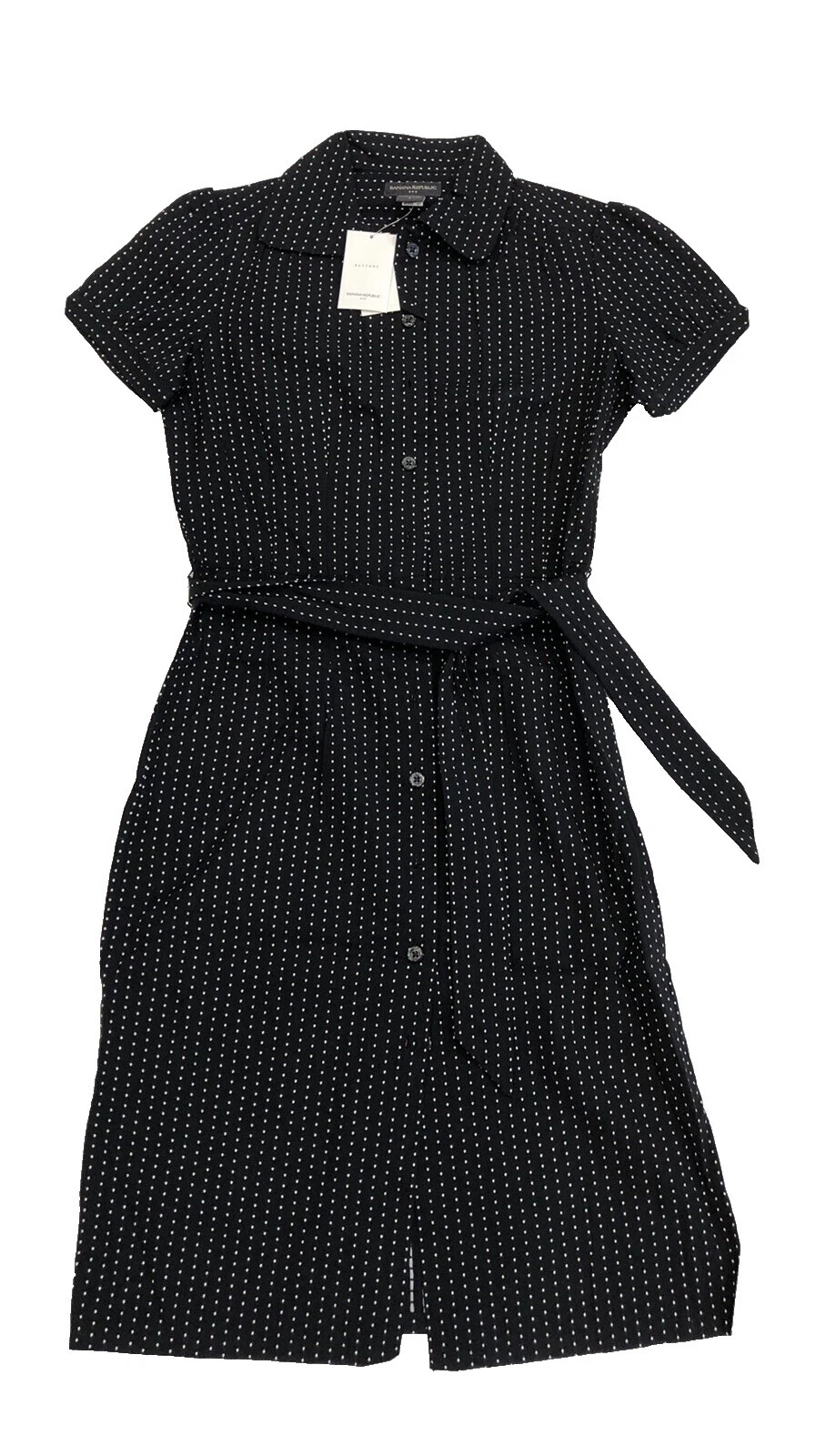 Cotton Polka Dot Shirt Dresses