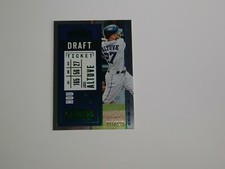 2020 Contenders  GREEN FOIL DRAFT TICKET  Jose Altuve #D 001/299  FIRST ONE MADE