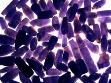 Blue sapphire crystal translucent lite blue India 50 carat lot 5-12 pieces