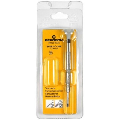 Set Cacciaviti Di Precisione Bergeon 30081-S10 – 10 Pezzi Ergonomici Per Orologeria – Svizzera