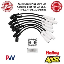Accel Spark Plug Wire Set Ceramic Boot for GM LS/LT 4.8/5.3/6.0/6.2L Engines