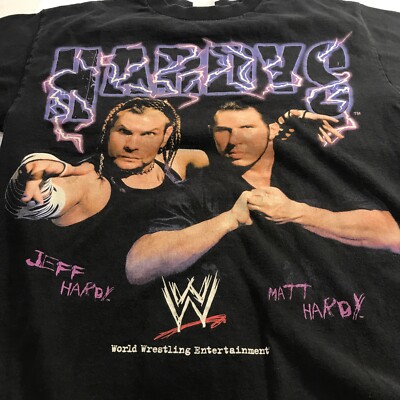 Vintage New 2002 WWF WWE Jeff Matt Hardy Boyz Lightning Wrestling