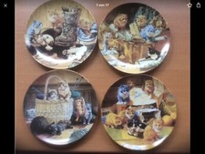 Sammelteller / Wandteller Bradex Katzen