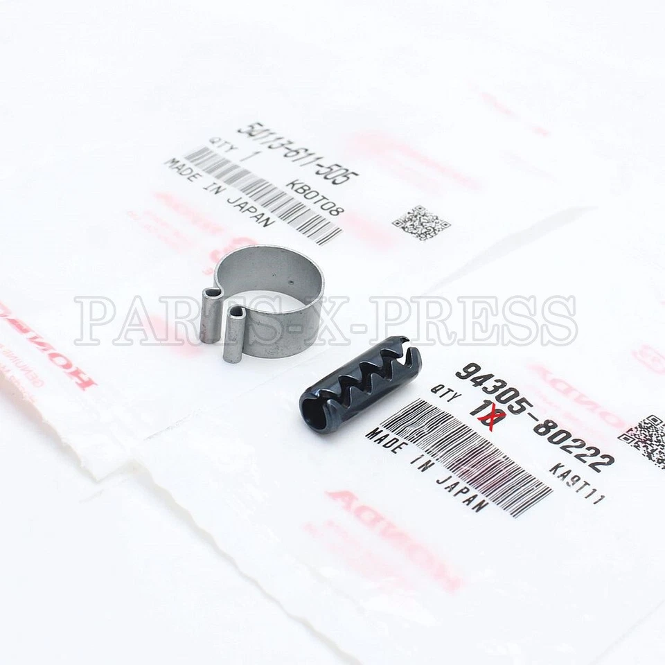 GENUINO HONDA 1973-1995 ACURA 1990-2001 JUEGO DE PASADOR DE RESORTE Y ABRAZADERA EN C Foto 4 de 4