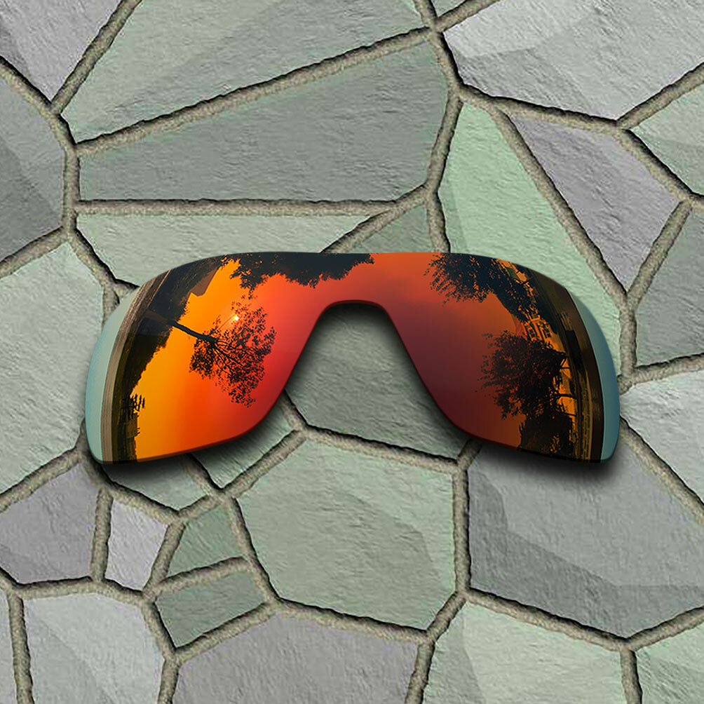 US Red Orange Polarized Lenses Replacement For-Oakley TURBINE