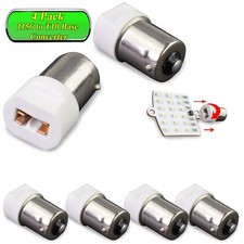 4 Pack T10 168 194 To 1156 Ba15s Bulb Socket Base Converter Adaptor Transformer 4 Pack T10 168 194 To 1156 Ba15s Bulb Socket Base Converter Adaptor Transformer
