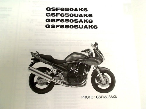 9900B-30191-011 manual de taller para SUZUKI GSF 650 BANDIT S nuevo 181823 - Imagen 5 de 7