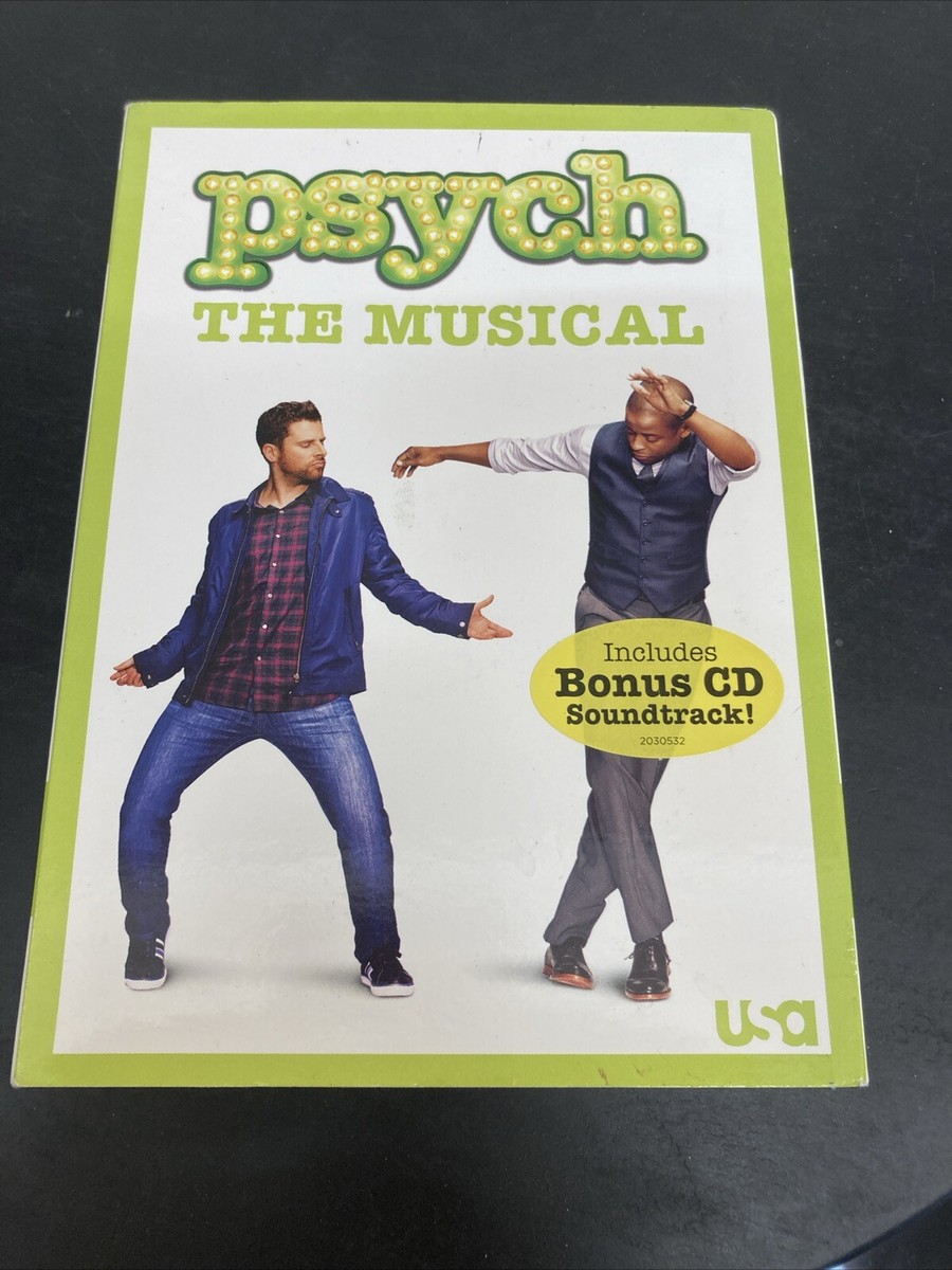 PSYCH: THE MUSICAL (SLIP SNAP) NEW DVD with bonus CD soundtrack