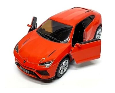 5368  5'' Kinsmart Lamborghini Urus Diecast  Toy Car 1:38-  ORANGE COLOR 