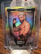 2024 upper deck aew Kip Sabian Gaming Card Gold
