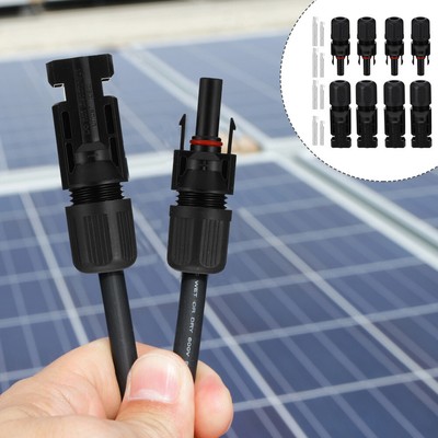  8 Pcs Photovoltaik-Steckverbinder Solarpanel-Anschlusskabel