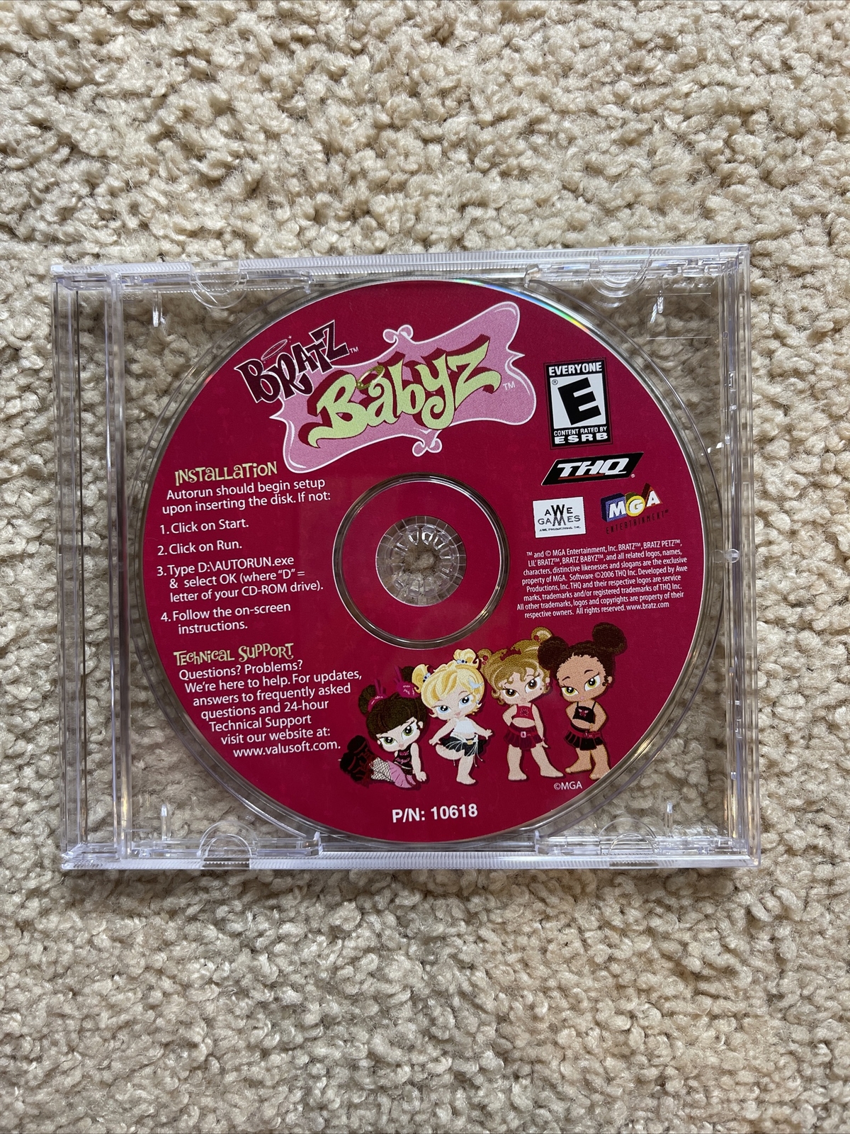 Bratz Babyz (PC, 2006) * DISC ONLY * PRE-OWNED