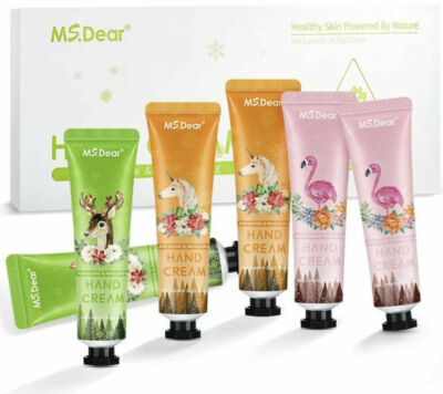 MS. DEAR 6 PCS HAND CREAM ANTI-WRINKLE & MOISTURIZING 1 OZ. 