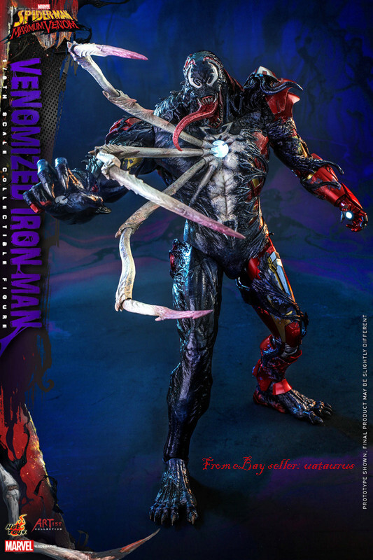 Perfect Hot Toys 1/6 Ac04 Venomized Iron Man In Stock New | eBay