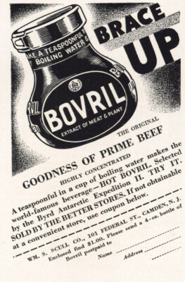 1933 Bovril: Original Goodness of Prime Beef Vintage Print Ad