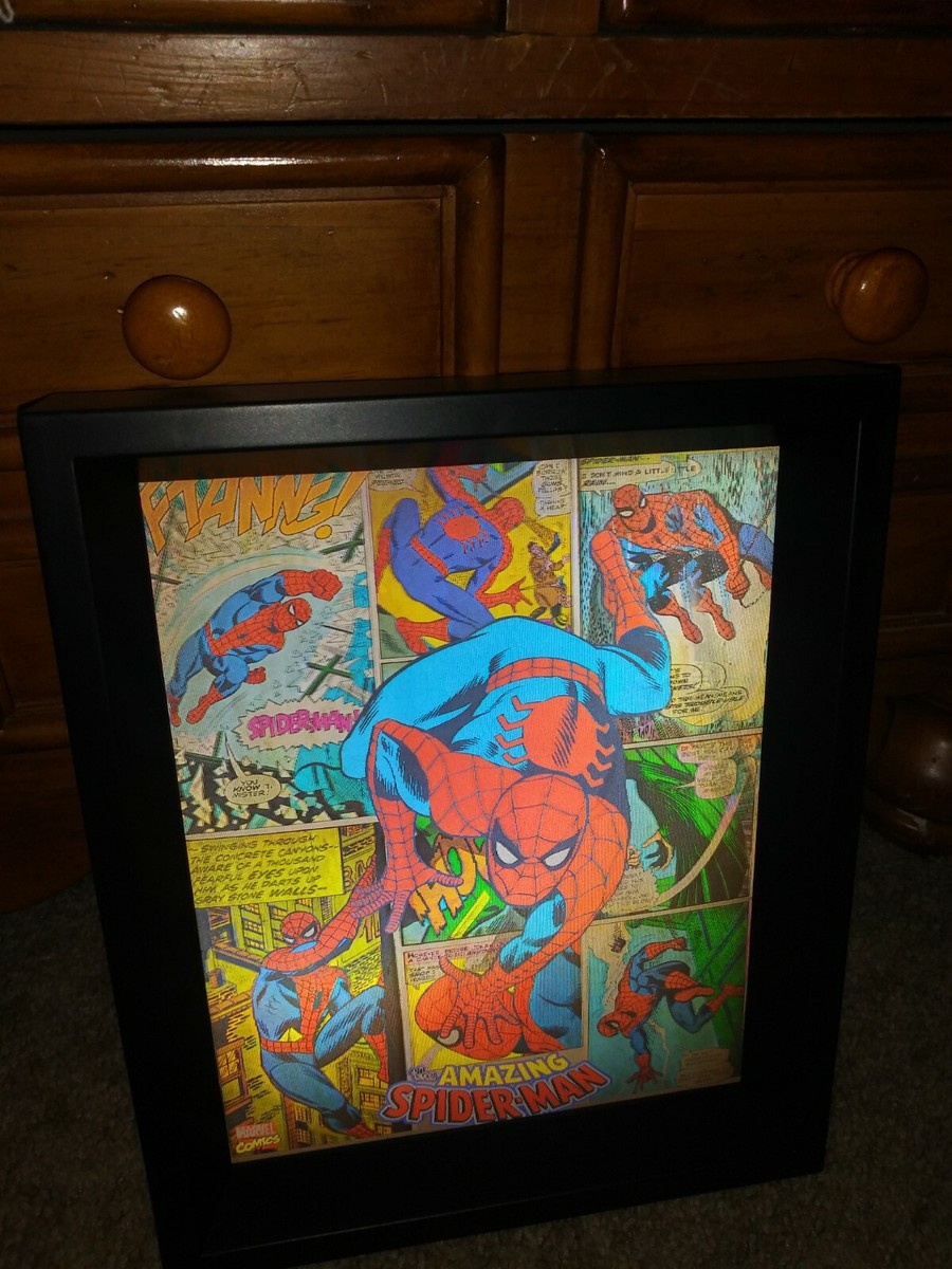 Marvel Comics The Amazing Spider-Man 3D Picture Frame Deco 9 1/4 X