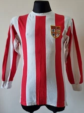 Stoke City 1977-1983 Home football Score Draw long Sleeve Jersey Size Small
