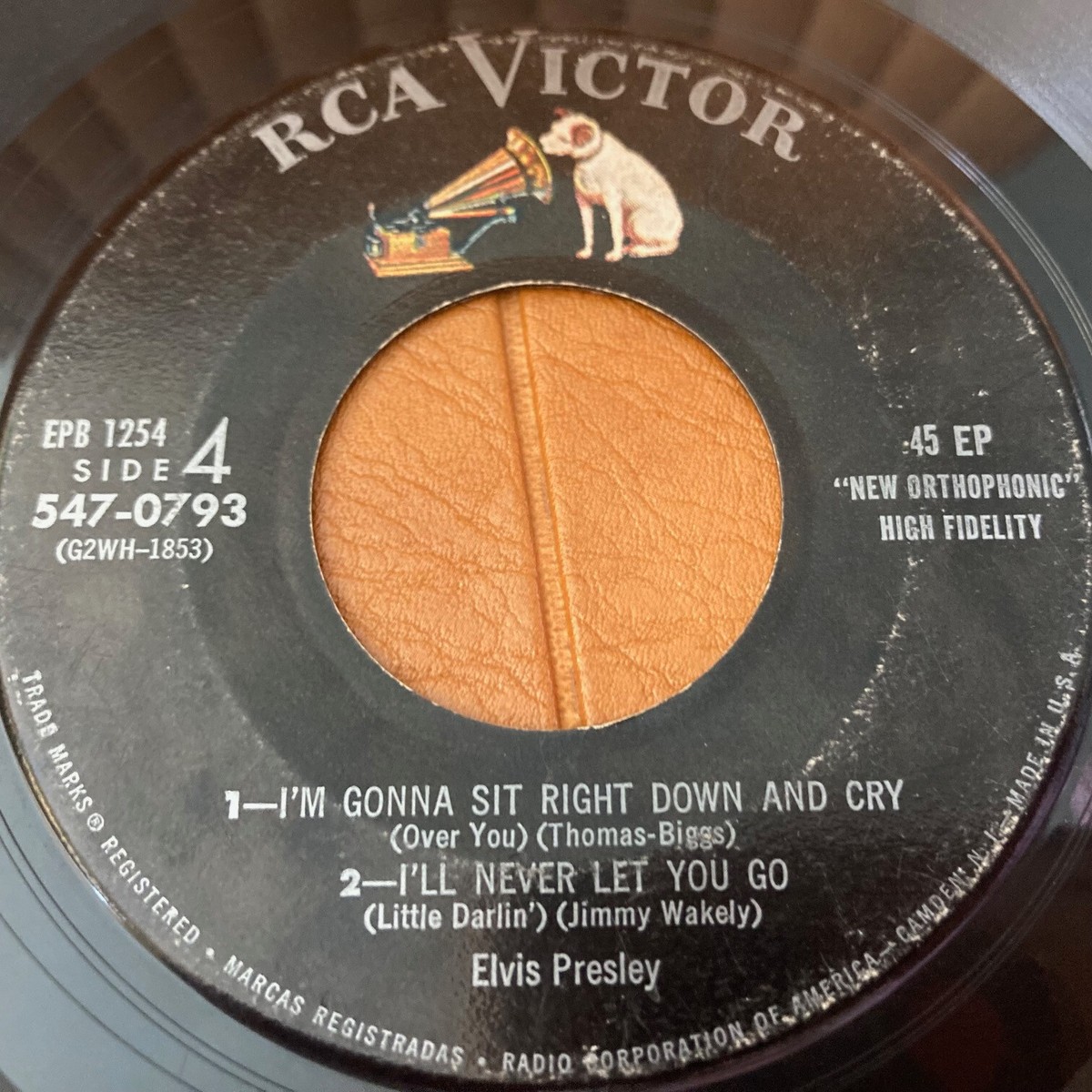 7” EP Elvis Presley Blue UK Original Elvis Presley Blue Suede Shoes Tutti Frutti Elvis 7