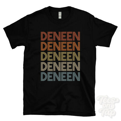 DENEEN WIEDERHOLTES RETRO-STIL T-SHIRT Herren & Damen Neuheit cool Name Geschenk