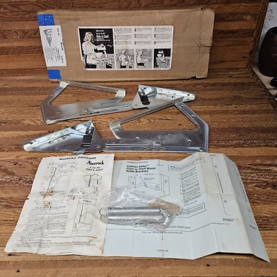Amerock C-10-2G Pull-out Appliance Hide-a-Shelf Hardware Kit Open Unused MCM 