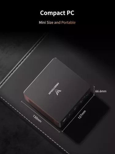 Minisforum UM880 Pro Mini PC AMD Ryzen 7 8845HS Barebone Support Oculink - Picture 7 of 11