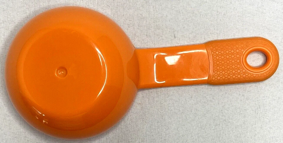 KitchenAid Orange Measuring 1/3 Cup Replacement Soft Handle Secure Grip - Image 3 of 4