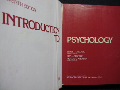Introduction to Psychology Ernest Ropiequet Hilgard; Rita L