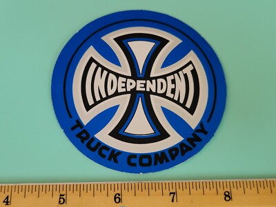 VTG INDEPENDENT TRUCKS SUSPENSION FOIL IRON CROSS NOS SKATEBOARD DECK STICKER !!