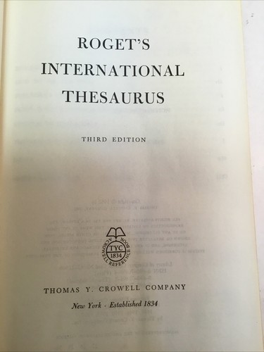 Rogets International Thesaurus 3RD Edition 1962 - Rogets International - har... - Picture 10 of 13