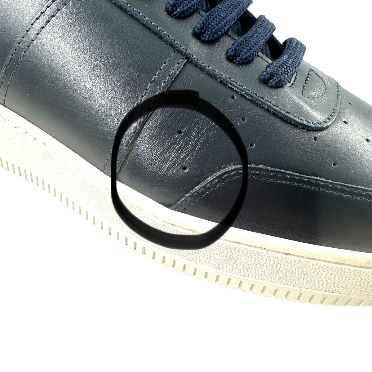 SANDRO MAGIC BLACK PERFED TOE SIX EYELET LOW TOP SNEAKERS IN 
