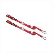 APICO Raceline MX Enduro Tie Downs Straps - RED -  1 X SNAPHOOK, 1 X XTRALOOP