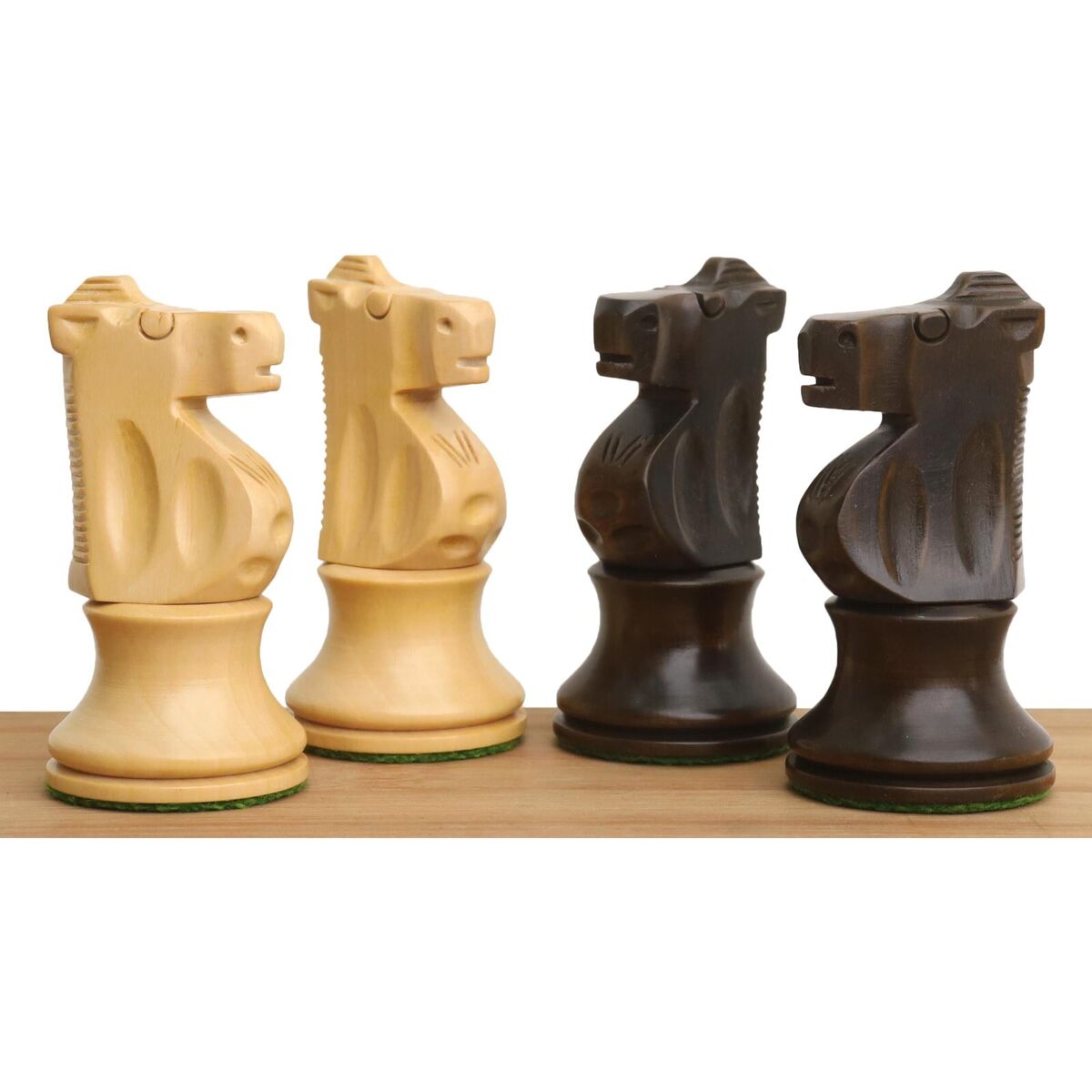 Improved French Lardy Chess Set- Chess Pieces Only - Antiqued boxwood -  3.9 King in 2023