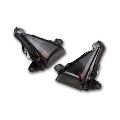 LED Front Blinker Kawasaki Z 1000 ZZR 1400 GTR 1400 schwarz getönt rauchgrau