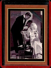 1995 Collect-A-Card Coca Cola Clark Gable Jean Harlow Hollywood Celebrities #H-2