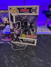 Funko Pop Marvel Mech Strike Black Panther #830 GITD Target Exclusive NIB