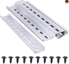 Taiss/5 Stücke 20cm hutschiene Schlitz Aluminium Niemals rosten, DIN-Schiene 