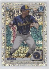 2020 Bowman Draft Chrome Sparkle Refractor Zavier Warren #BD-97 2pv