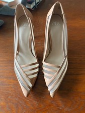 Zara womens high heels court shoe? in camel and black size 41(8)