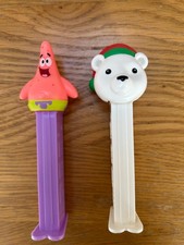 SpongeBob SquarePants Patrick Star and polar bear Pez dispensers