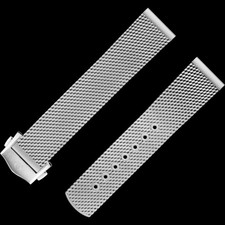 OMEGA Milanaise-Armband, Edelstahl, 20mm, mit...