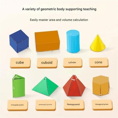 Hands On Geometry Learning Tool Foldable 3D Designs Craft For Kids Educational