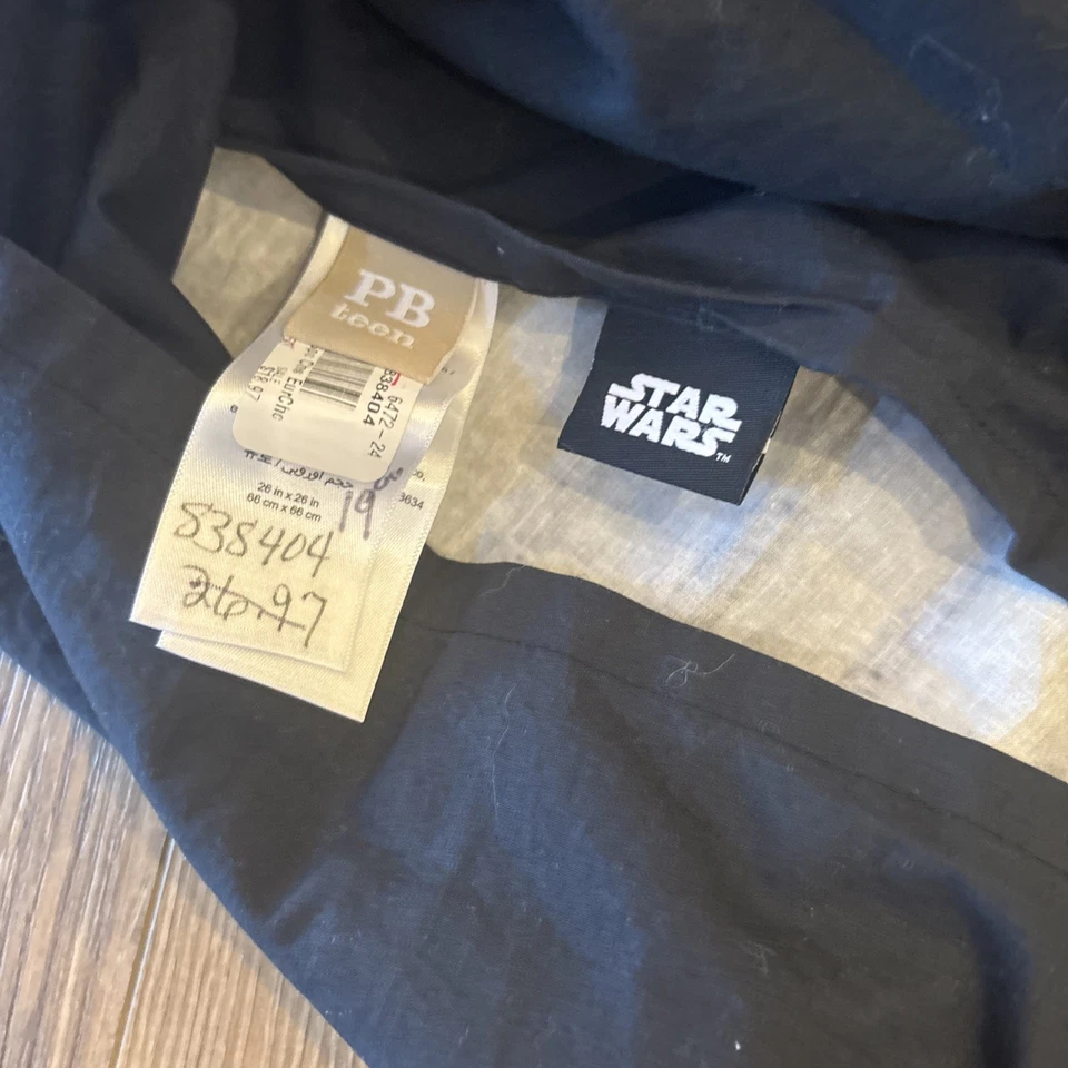 Pottery Barn Guerra de las Galaxias Disney EURO farsa Galaxy Espacio Nuevo Sin Embalaje 26X26 Foto 4 de 4