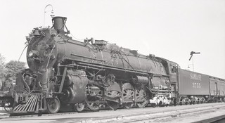 GC ORIGINAL 2x4 B/W NEGATIVE: ATSF SANTA FE 4 8 2 #3755